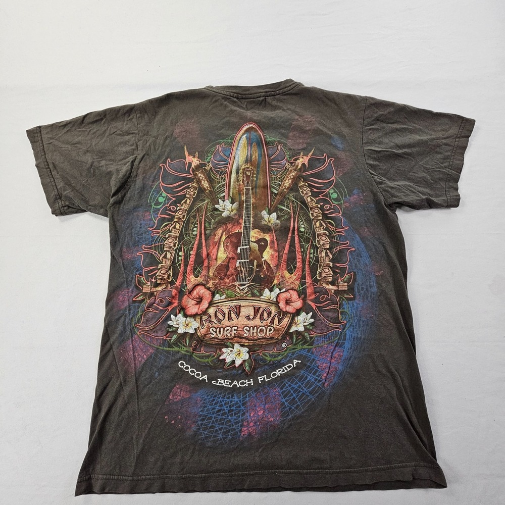Ron Jon Surf Shop Brown Short Sleeve T-Shirt Men's L